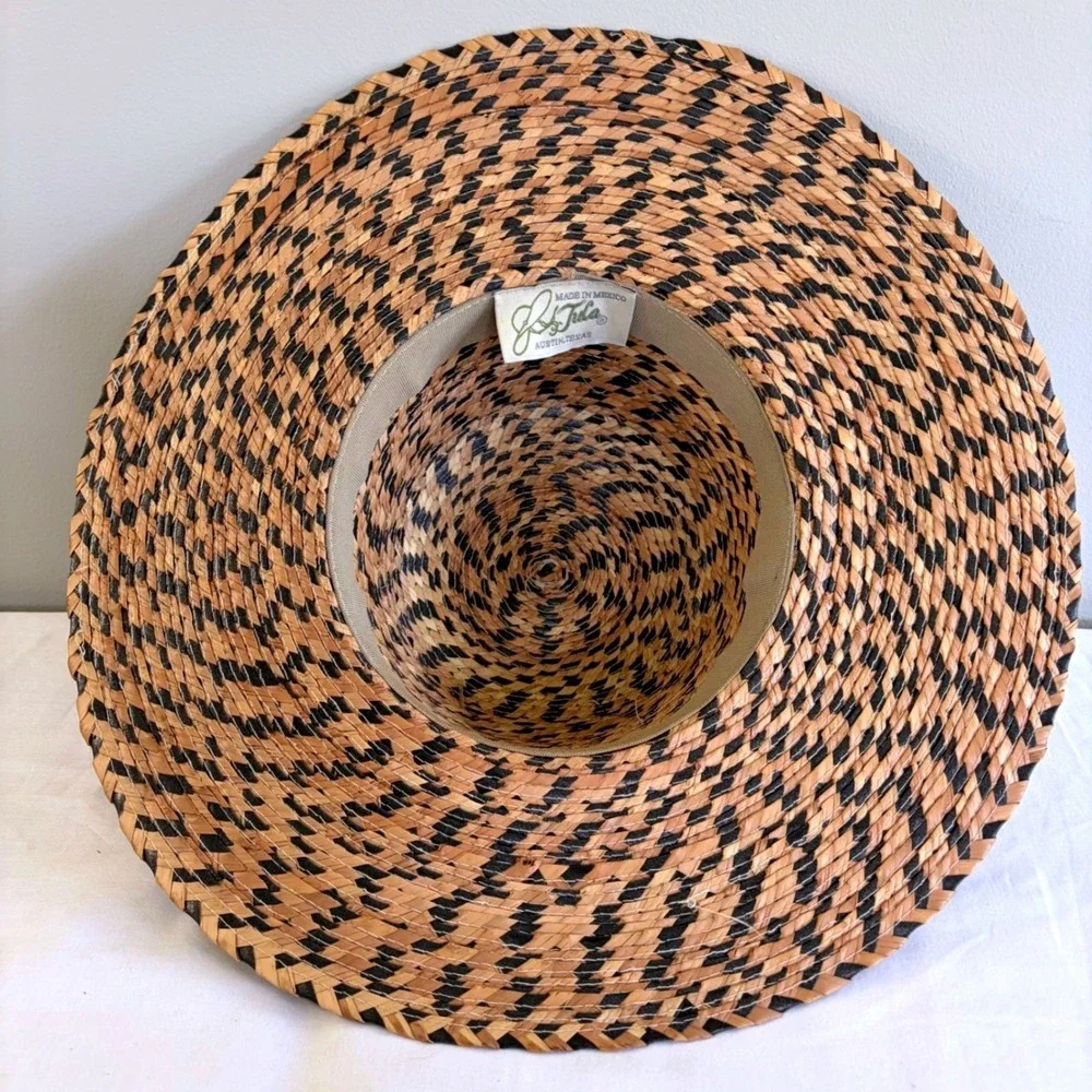 Tula Laurel Straw Hat Wide Brim Fair Trade Eco Friendly UPF 50+ Summer Beach Hat
